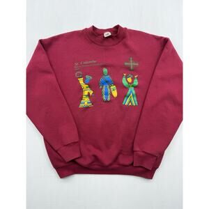 Vintage African American Crewneck Sweat Shirt 1995 Made in USA Size XL